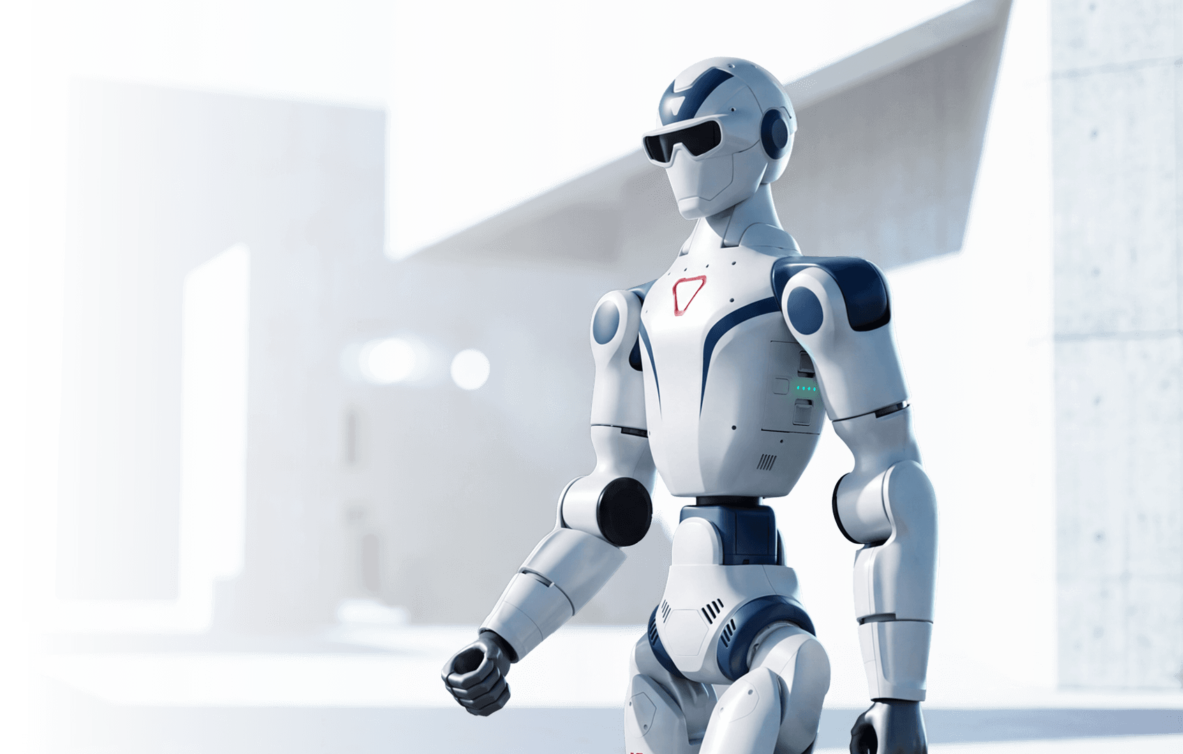 Unitree R1 humanoid robot powered by the R1 Battery